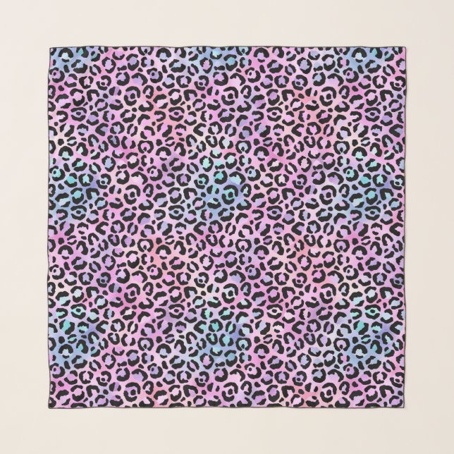 The Iridescent Leopard Series Design 4 Scarf (Front)