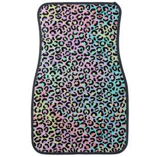 The Iridescent Leopard Series Design 5 Car Floor Mat