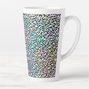The Iridescent Leopard Series Design 5 Latte Mug