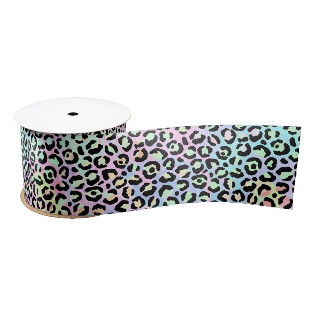 The Iridescent Leopard Series Design 5 Satin Ribbon (Spool)