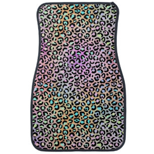 The Iridescent Leopard Series Design 6 Car Floor Mat
