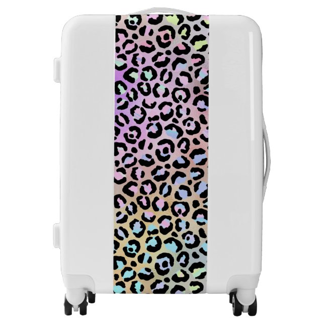 The Iridescent Leopard Series Design 6 Luggage (Front)