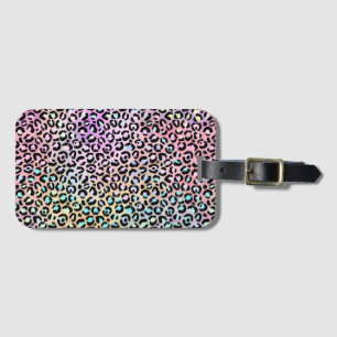 The Iridescent Leopard Series Design 6 Luggage Tag