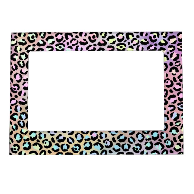 The Iridescent Leopard Series Design 6 Magnetic Frame (Front)