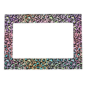The Iridescent Leopard Series Design 6 Magnetic Frame