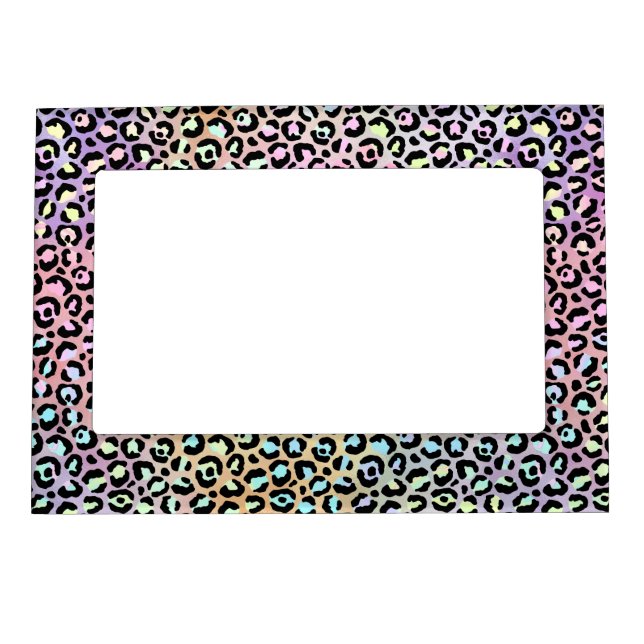 The Iridescent Leopard Series Design 6 Magnetic Frame (Front)