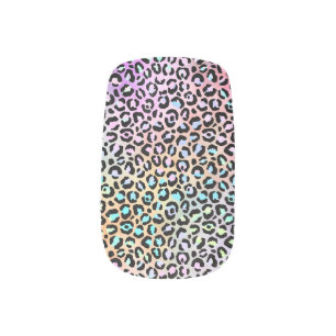 The Iridescent Leopard Series Design 6 Minx Nail Art