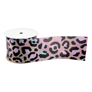 The Iridescent Leopard Series Design 6 Satin Ribbon