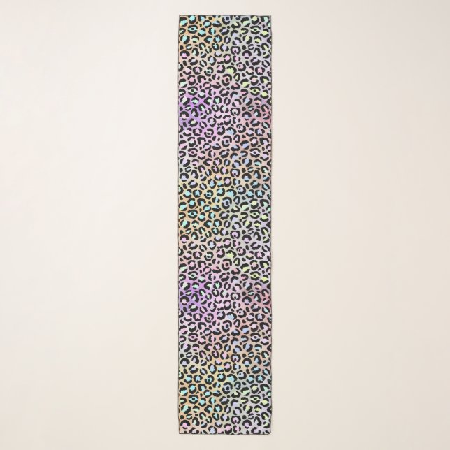 The Iridescent Leopard Series Design 6 Scarf (Front)