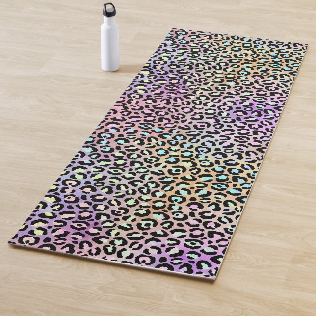 The Iridescent Leopard Series Design 6 Yoga Mat (In Situ)