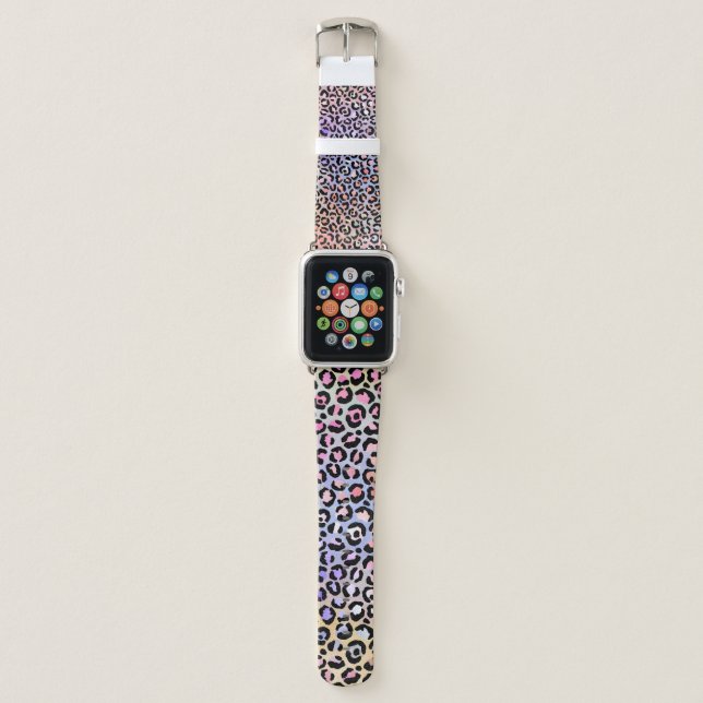 The Iridescent Leopard Series Design 7 Apple Watch Band (Front)