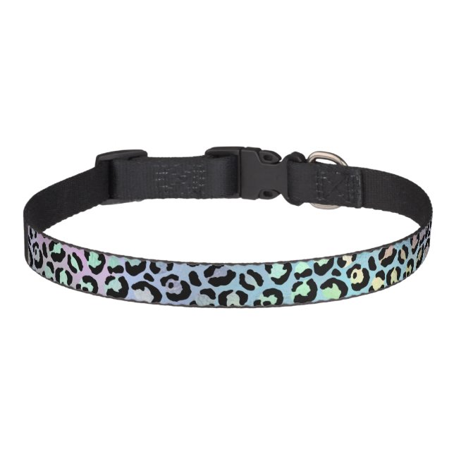 The Iridescent Leopard Series Design 8 Pet Collar (Front)