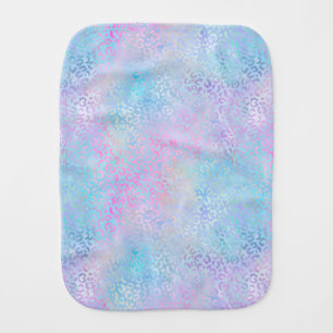 The Iridescent Leopard Series Design 9 Baby Burp Cloth