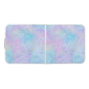 The Iridescent Leopard Series Design 9 Beer Pong Table