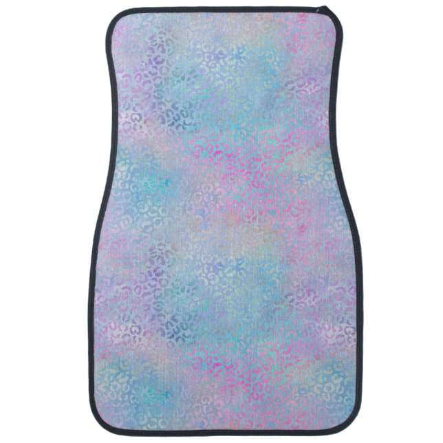 The Iridescent Leopard Series Design 9 Car Floor Mat (Front)