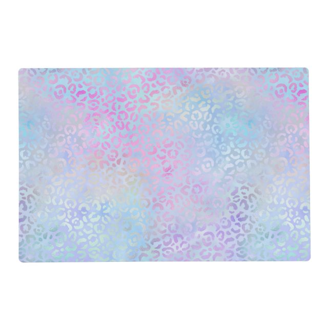 The Iridescent Leopard Series Design 9 Placemat (Front)