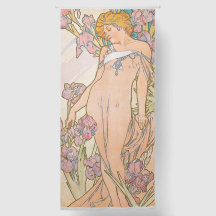 The Iris (1897) by Alphonse Mucha 