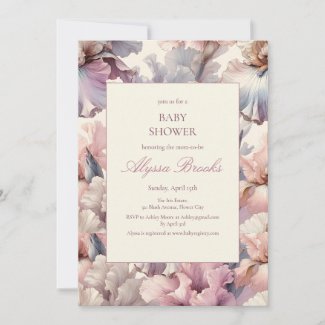 The Iris Ballet Baby Shower Invitation