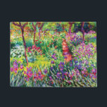 The Iris Garden at Giverny by Claude Monet Doormat<br><div class="desc">Please visit my store for more interesting design and more color choice =>  zazzle.com/iwheels*</div>