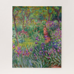 The Iris Garden At Giverny By Claude Monet Jigsaw Puzzle