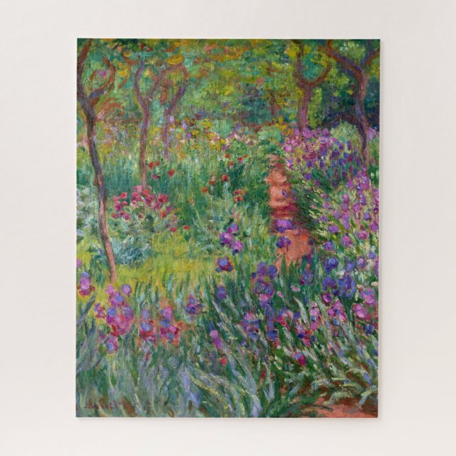 The Iris Garden At Giverny By Claude Monet Jigsaw Puzzle (Vertical)