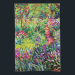 The Iris Garden at Giverny by Claude Monet Kitchen Towel<br><div class="desc">Please visit my store for more interesting design and more color choice. => zazzle.com/iwheels*</div>