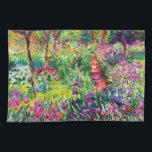 The Iris Garden at Giverny by Claude Monet Kitchen Towel<br><div class="desc">Please visit my store for more interesting design and more color choice. => zazzle.com/iwheels*</div>