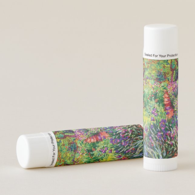 The Iris Garden at Giverny by Claude Monet Lip Balm (Front)