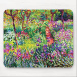 The Iris Garden at Giverny by Claude Monet Mouse Pad<br><div class="desc">The Iris Garden at Giverny by Claude Monet. 
Please visit my store for more interesting design and more color choice =>  zazzle.com/iwheels*</div>