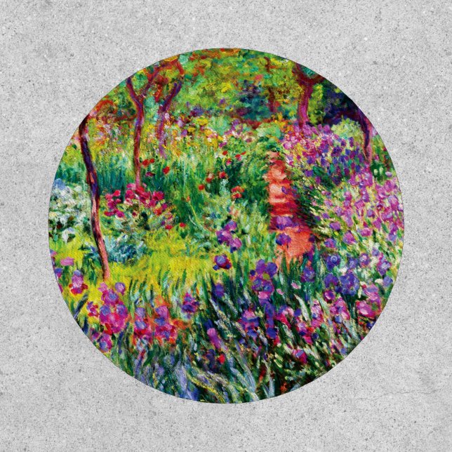 The Iris Garden at Giverny by Claude Monet   Patch (Front)