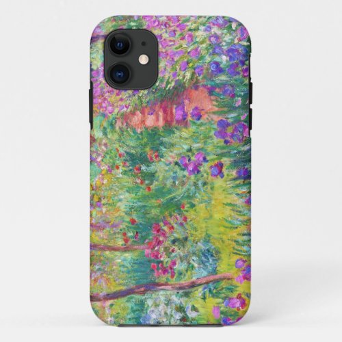 The Iris Garden at Giverny Claude Monet cool old iPhone 11 Case