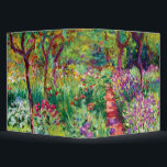The Iris Garden by Claude Monet  3 Ring Binder<br><div class="desc">Please visit my store for more interesting design and more color choice => zazzle.com/colorfulworld*</div>