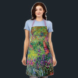 The Iris Garden by Claude Monet   Apron<br><div class="desc">The Iris Garden by Claude Monet.
Please visit my store for more interesting design and more color choice => zazzle.com/colorfulworld*</div>