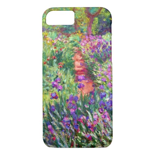 The Iris Garden by Claude Monet iPhone 87 Case