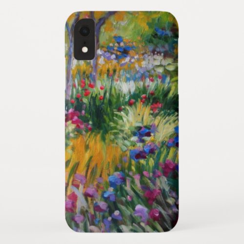 The Iris Garden by Claude Monet iPhone XR Case