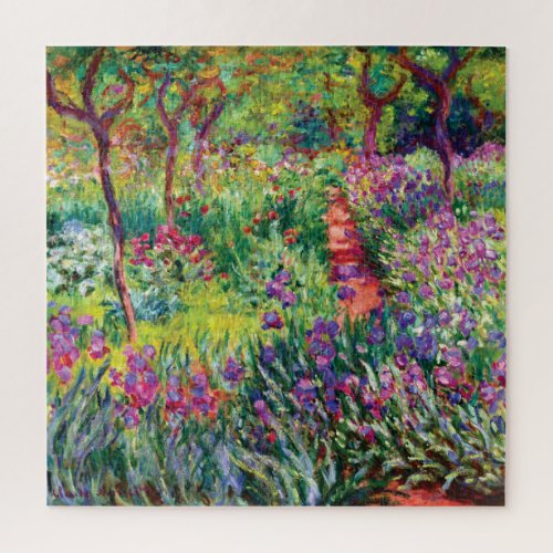 The Iris Garden by Claude Monet Jigsaw Puzzle