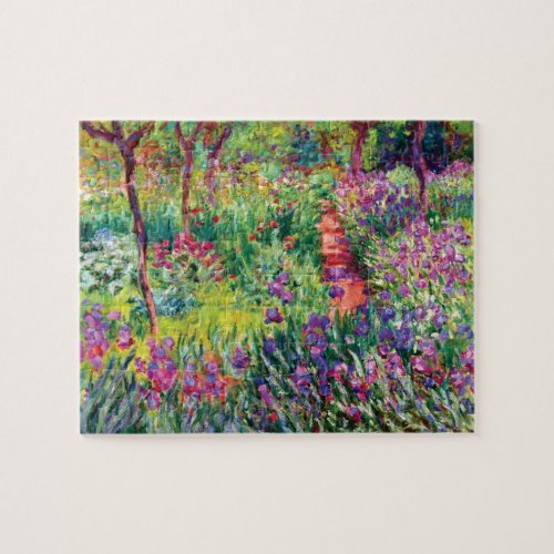 The Iris Garden by Claude Monet Jigsaw Puzzle