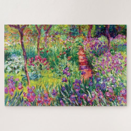 The Iris Garden by Claude Monet Jigsaw Puzzle