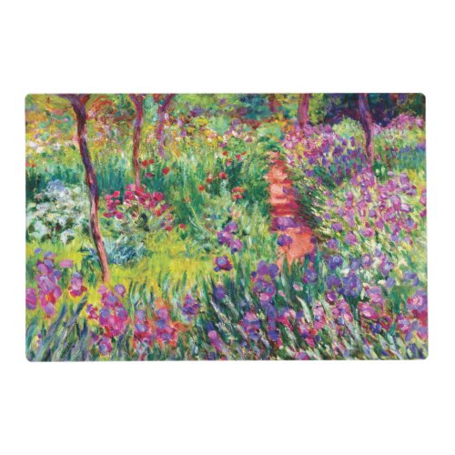 The Iris Garden by Claude Monet Placemat