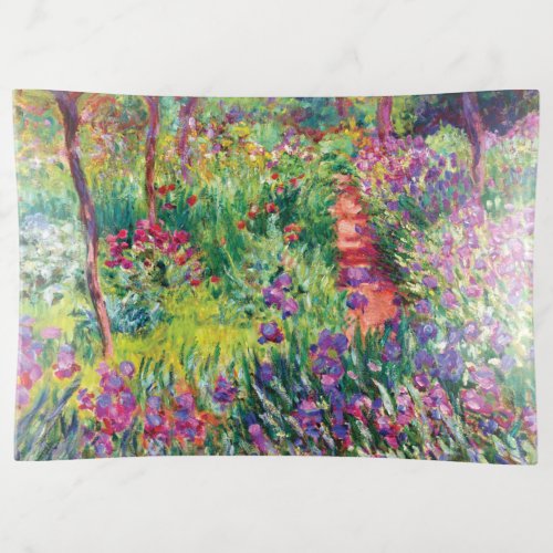 The Iris Garden by Claude Monet Trinket Tray