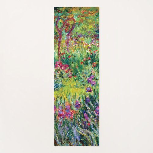 The Iris Garden by Claude Monet Yoga Mat