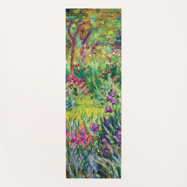 The Iris Garden by Claude Monet Yoga Mat (Front)