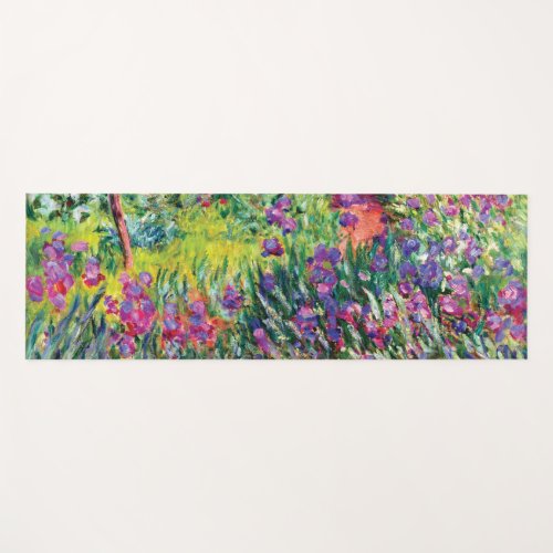 The Iris Garden by Claude Monet Yoga Mat