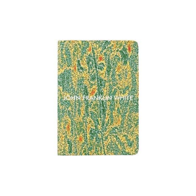 THE IRIS GARDEN IN LATE AFTERNOON PASSPORT HOLDER (Front)