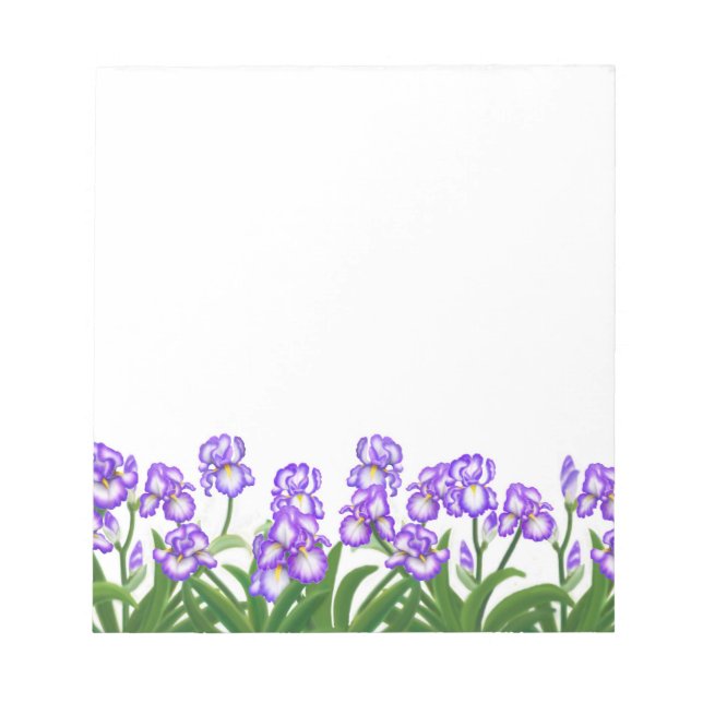 The Iris Garden Notepad (Front)