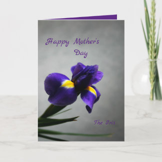 The Iris Mother's Day card