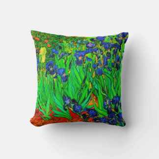 THE IRIS VINCENT VAN GOGH THROW PILLOW