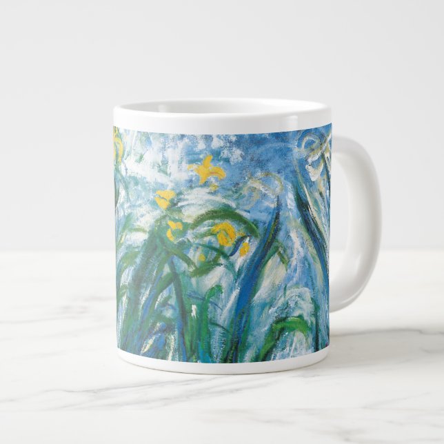 THe Irises Giant Coffee Mug (Front Right)