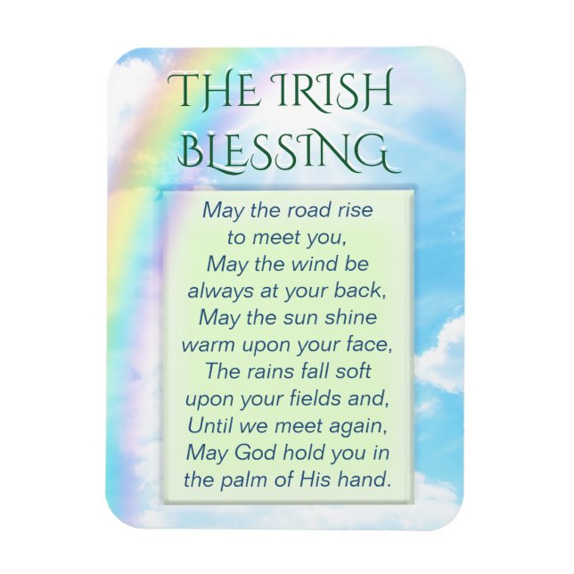 The Irish Blessing Magnet (Vertical)