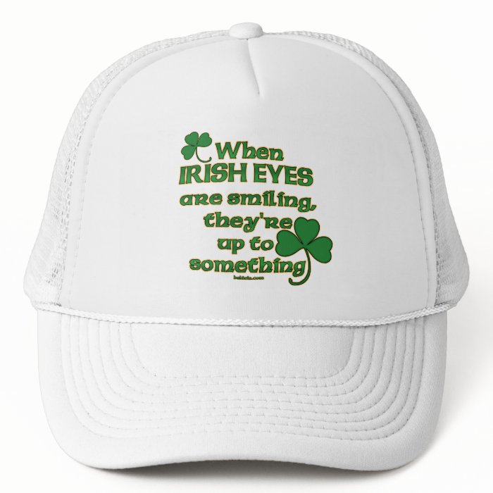 The Irish Eyes Joke funny Irish hats  